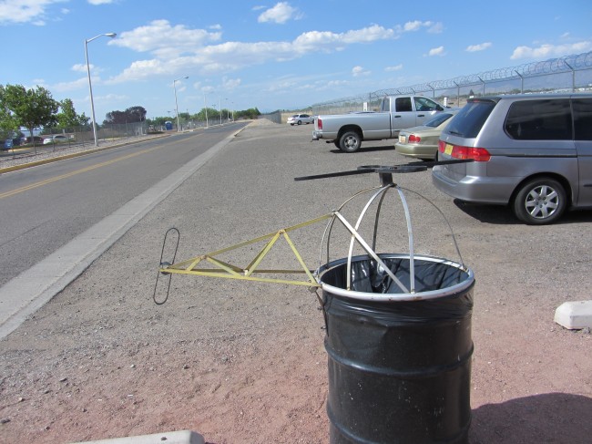 ABQ North Viewing area on 7/17/2011