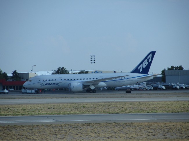 Boeing 787 ZA004, tailnumber N7874, at ABQ on 7/17/2011