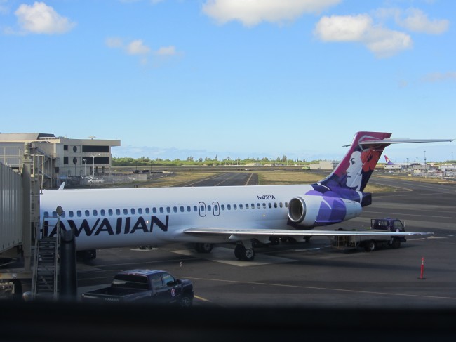 N475HA, a Hawaiian Airlines Boeing 717 at HNL