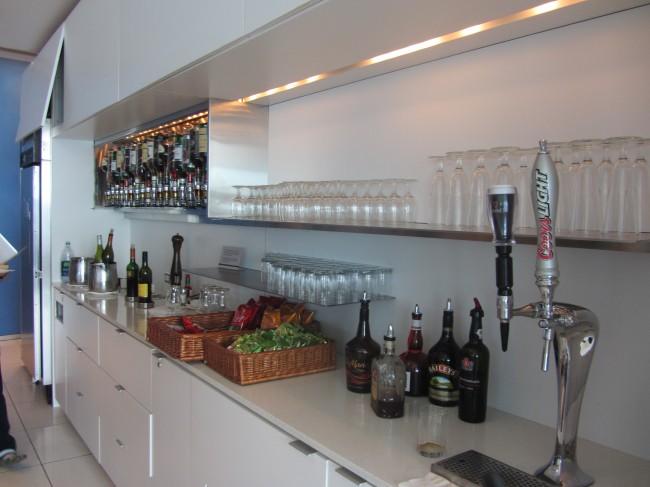 Air Canada Maple Leaf Lounge on US-side of Montreal Airport