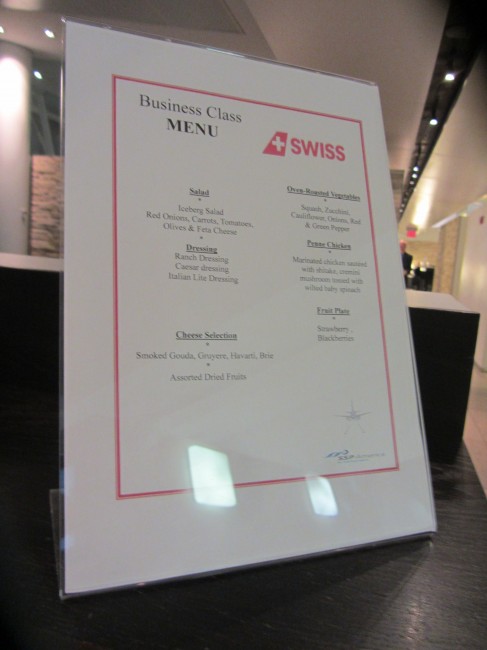 Swiss Business Class Lounge JFK