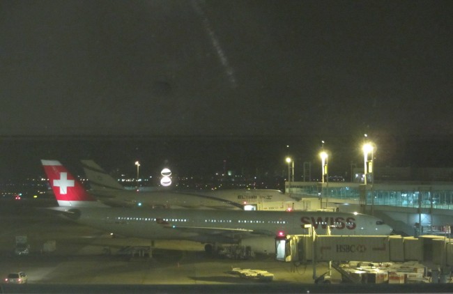 Swiss Flight 15 at JFK on March 28, 2013