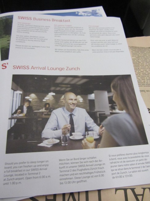 Swiss Business Class