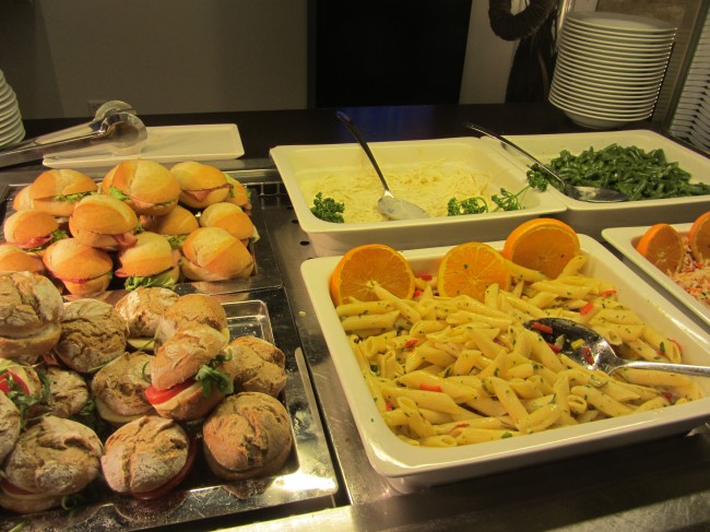 Sandwiches, Pasta Salad, and Rice Salad