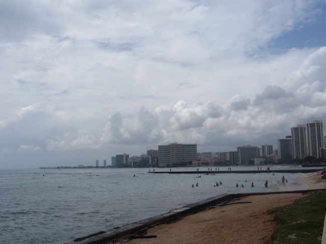 The Moana Surfrider Waikiki from Waikiki Beach