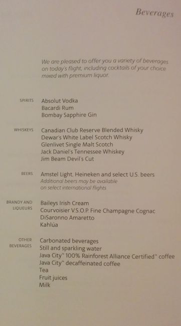 American Airlines Business Class Chicago to London