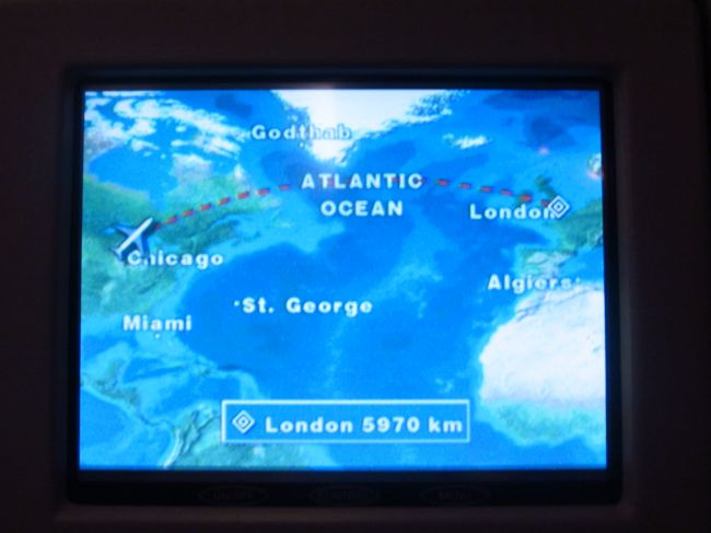 American Airlines Business Class Chicago to London