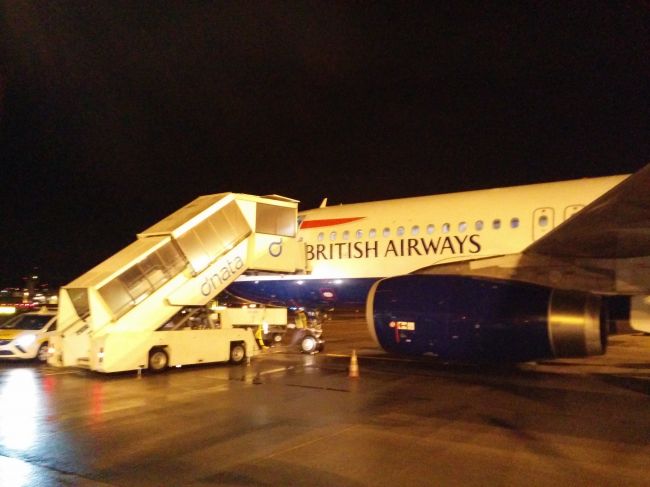 British Airways Club Europe London to Zurich