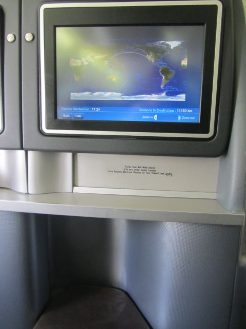 United Business Class Lower Deck 747