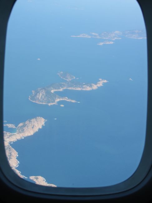 View after takeoff from United 862