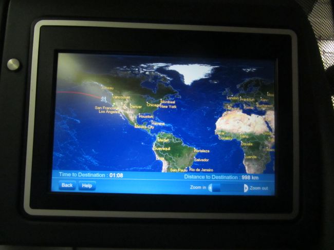 United Airlines Business Class Hong Kong to San Francisco