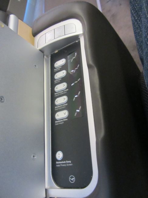 Lufthansa First Class Seat Los Angeles to Munich