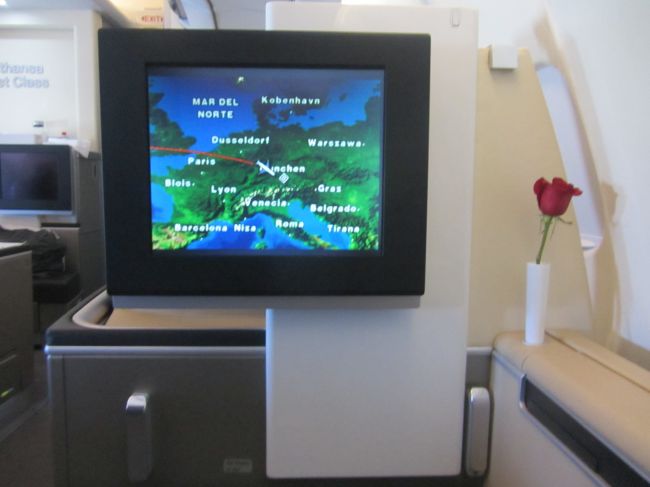 Lufthansa First Class Los Angeles to Munich