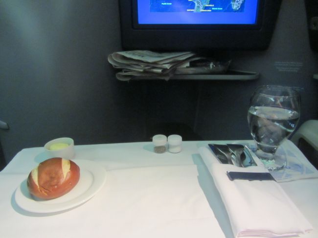 United Airlines Business Class Newark to Milan