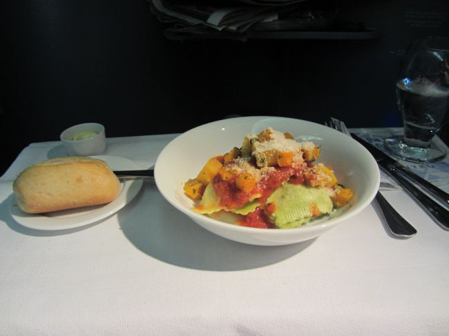 United Airlines Business Class Newark to Milan
