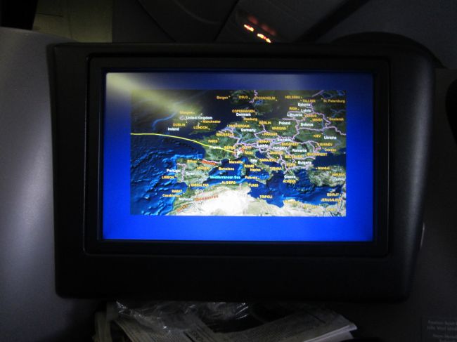 United Airlines Business Class Newark to Milan