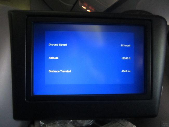 United Airlines Business Class Newark to Milan