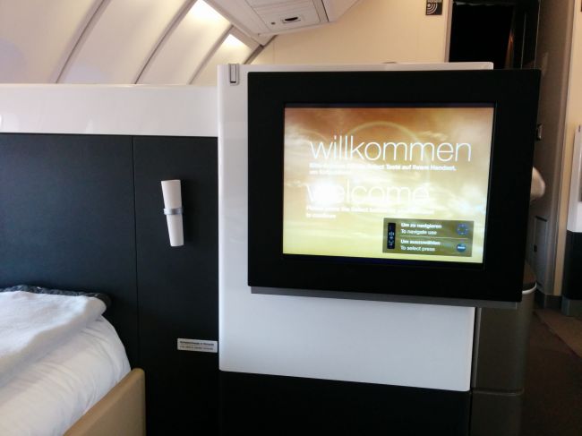 Lufthansa First Class Frankfurt to New York