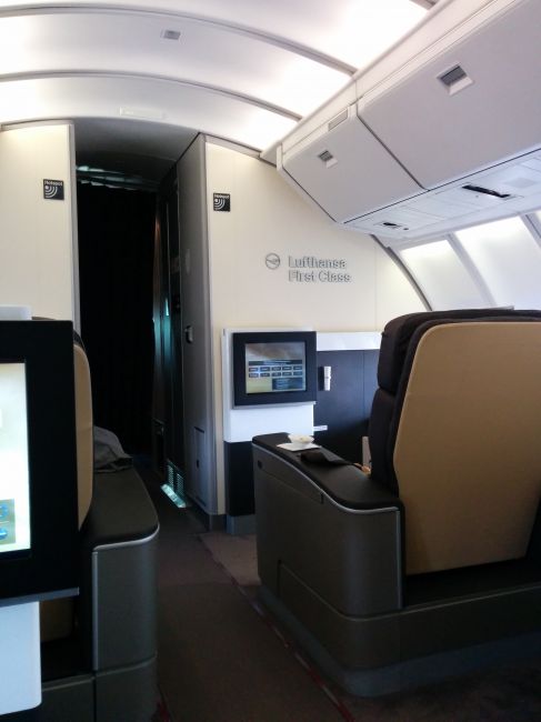 Lufthansa First Class Frankfurt to New York